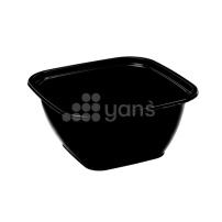 СпК 126(12*12) дно, 500 мл., черный, (ПП, ВЗЛП) + крышка 2105705