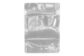 Пакет металлизированный  дой-пак с замком зип-лок, 105*150мм (35+35), 140мкм прозрачный