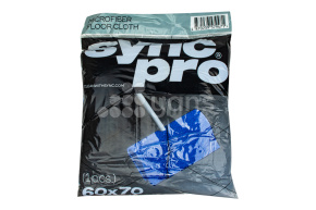 Салфетка микрофибра  с длинным ворсом для пола 70*60 см., 350 гсм (синяя)