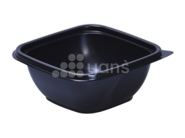 СпК 126(12*12) дно, 500 мл., черный, (ПП, ВЗЛП) + крышка 2105705