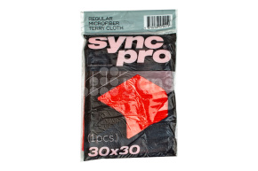 Салфетка из микрофибры 30*30, 280 гсм, Терри (красная)