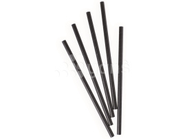Трубочки бумажные черные 6*197 (Новинка)