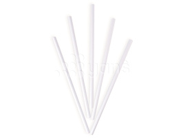 Трубочки бумажные белые 6*197 (Новинка)