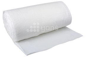 Вафельное полотенце, 40см*50м (плот. 170гр) (зеленый скотч)