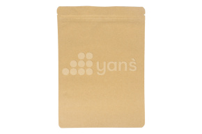 Пакет металлизированный  дой-пак с замком зип-лок, 160*250мм (40+40), 140мкм крафт