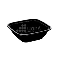 СпК 126(12*12) дно, 250 мл., черный, (ПП, ВЗЛП) + крышка 2105705