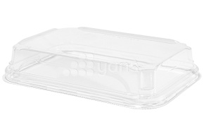 Крышка ПЭТ к контейнеру Pratico, 165*115*24мм (дно 33166)