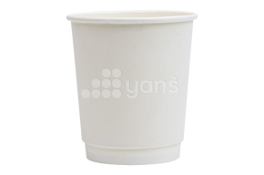 Стакан 250 мл., d-80 двухслойный, белый