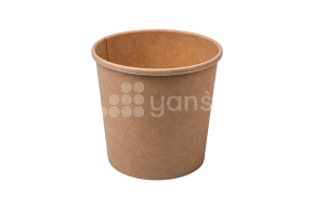 Супница крафт без крышки EcoSoup, 760 мл+крышка 334121 или 334161 Verde Vita