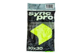 Салфетка из микрофибры с длинным ворсом 30*30, 320 гсм, Терри (салатовая)