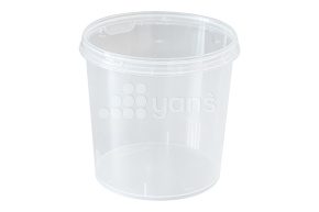 Банка 850 мл., d-118, с крышкой, прозрачная