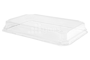 Крышка ПЭТ к контейнеру Pratico, 241*152*24мм (дно 33172)