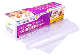 Кондитерский мешок в коробке  53 см., ПРОЗРАЧНЫЙ Verde Vita
