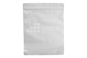 Пакет металлизированный  дой-пак с замком зип-лок, 280*380мм (45+45), 140мкм белый, матовый