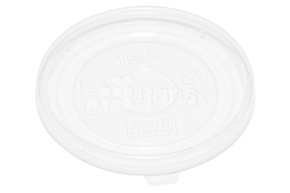 Пластиковая крышка прозрачная 100 мм ПП для бумажных супниц 380/520мл. OneBowl