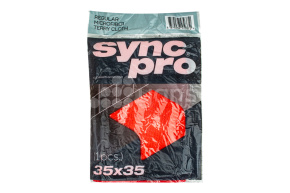 Салфетка из микрофибры 35*35, 280 гсм, Терри (красная)