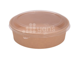 Упаковка для салатов 900 мл. Pure Craft без крышки + добавить крышку 33427 (аналог 33308)