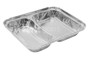 Алюм. контейнер 2х секц. Lamina C2, 225*170*42 / 840 мл