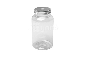 Бутылка с металлической крышкой, с отверстием 400 мл.