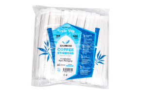 Размешиватель бамбуковый в инд. упаковке с квадратным концом, 180*4,5*1,3мм. 500 шт/упак